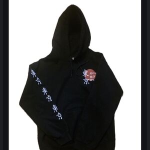 Riot Society Japanese Tiger Black Women's Hoodie Size Small
